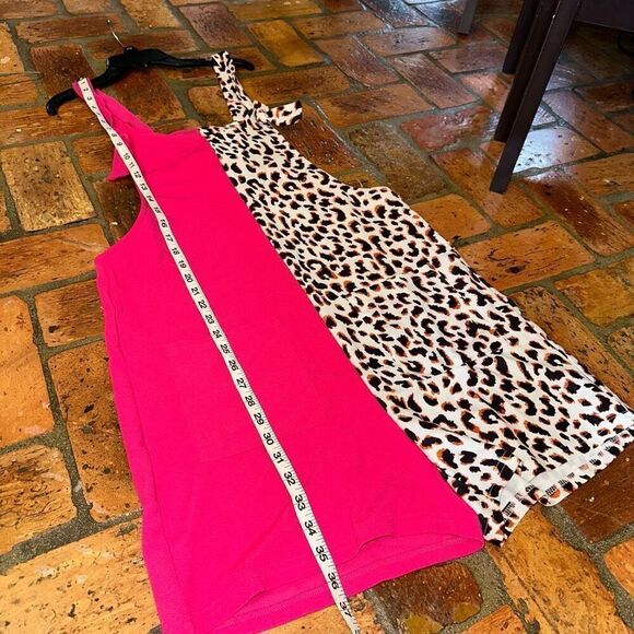 SHEIN Leopard Pink Romper Jumpsuit - Picture 3 of 5